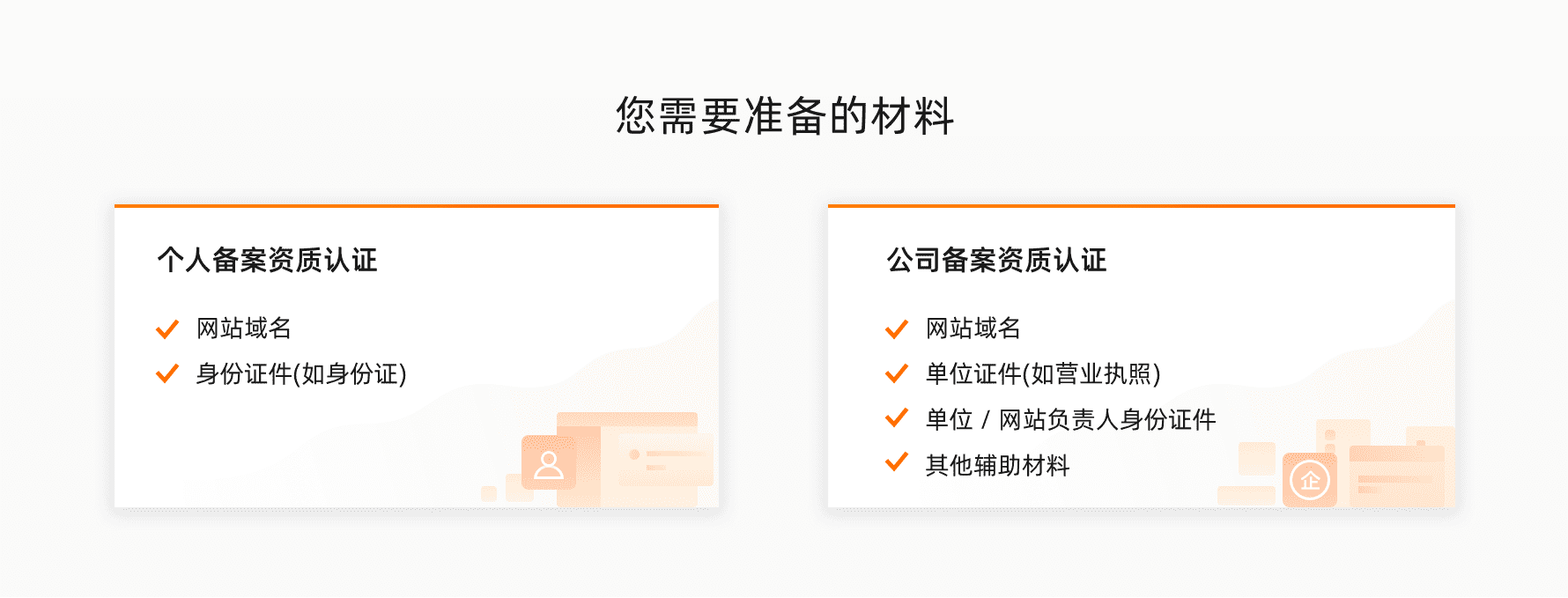 網站ICP備案需要準備哪些資料